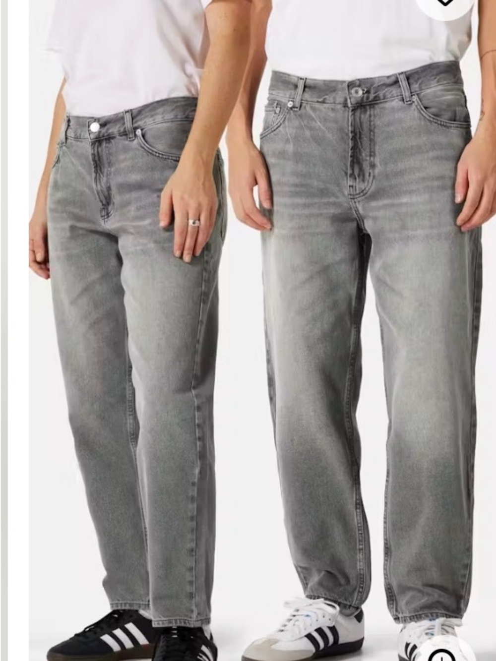 Sweet SKTBS Tapered Fit Men's 100% Cotton Jeans - Washed Gray XXS